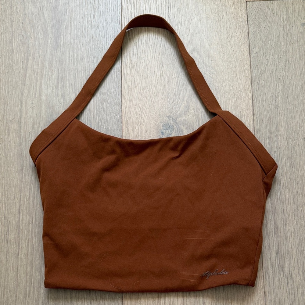 Alphalete Rich Brown Crop Top